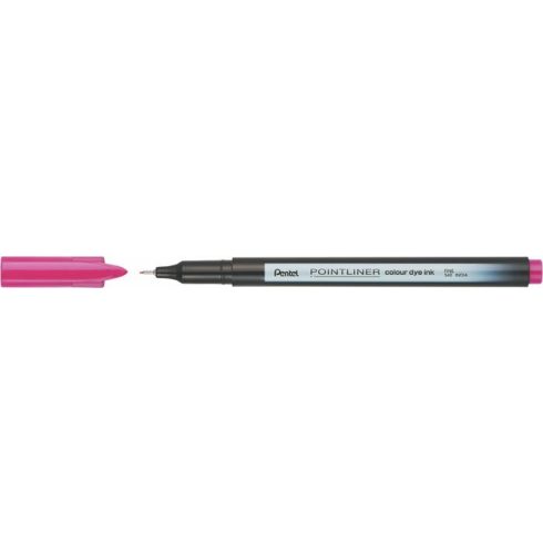 Tűfilc, 0,4 mm, PENTEL "Pointliner", rózsaszín