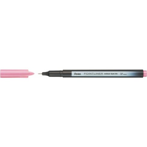 Tűfilc, 0,4 mm, PENTEL "Pointliner", babarózsaszín