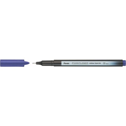 Tűfilc, 0,4 mm, PENTEL "Pointliner", sötétlila