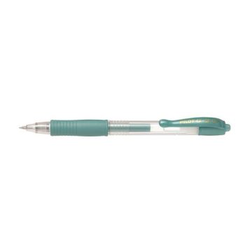   Zseléstoll, 0,32 mm, nyomógombos, PILOT "G-2 Metallic", zöld