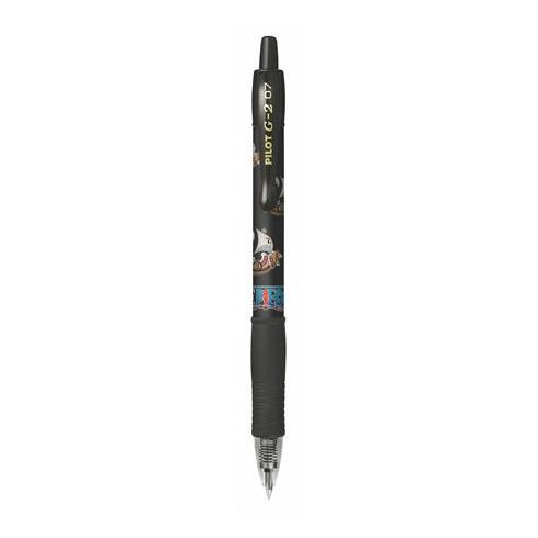 Zseléstoll, 0,32 mm, nyomógombos, PILOT "G-2 One Piece", fekete