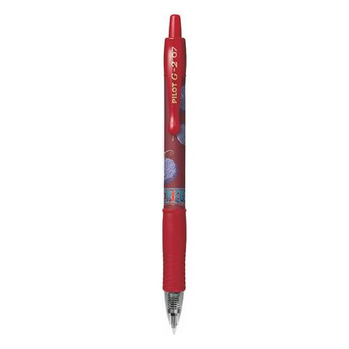 Zseléstoll, 0,32 mm, nyomógombos, PILOT "G-2 One Piece", piros