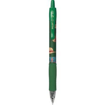  Zseléstoll, 0,32 mm, nyomógombos, PILOT "G-2 One Piece", zöld