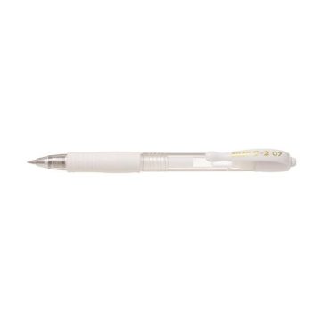   Zseléstoll, 0,32 mm, nyomógombos, PILOT "G-2 Pastel", fehér