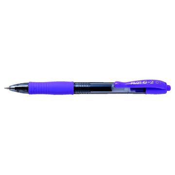   Zseléstoll, 0,32 mm, nyomógombos, PILOT "G-2", lila