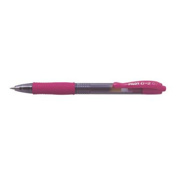   Zseléstoll, 0,32 mm, nyomógombos, PILOT "G-2", rózsaszín