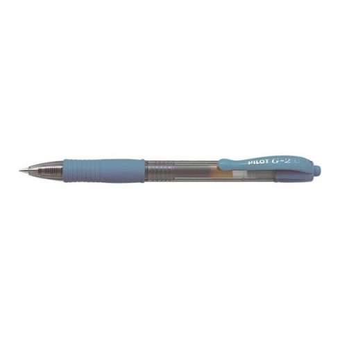 Zseléstoll, 0,32 mm, nyomógombos, PILOT "G-2", világoskék