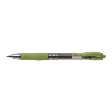   Zseléstoll, 0,32 mm, nyomógombos, PILOT "G-2", világoszöld