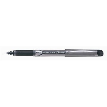   Rollertoll, 0,3 mm, tűhegyű, kupakos, PILOT "Hi-Tecpoint V5 Grip", fekete