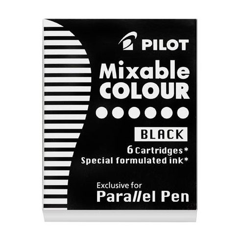 Töltőtoll patron, PILOT "Parallel Pen", fekete