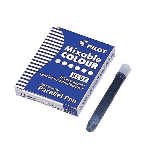 Töltőtoll patron, PILOT "Parallel Pen", kék