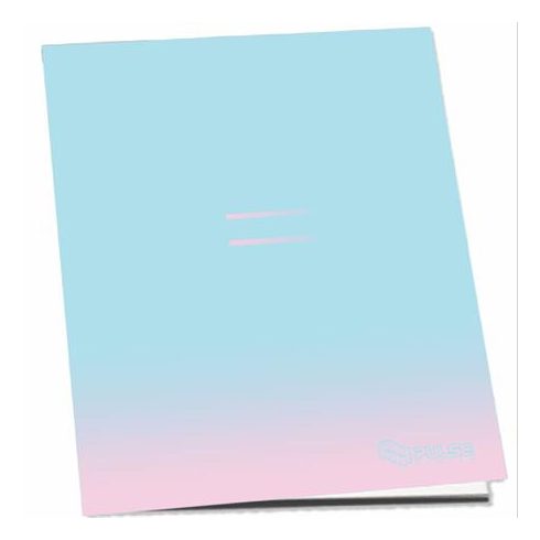 Füzet, tűzött, A4, vonalas, 52 lap, PULSE "Pastel Colours"