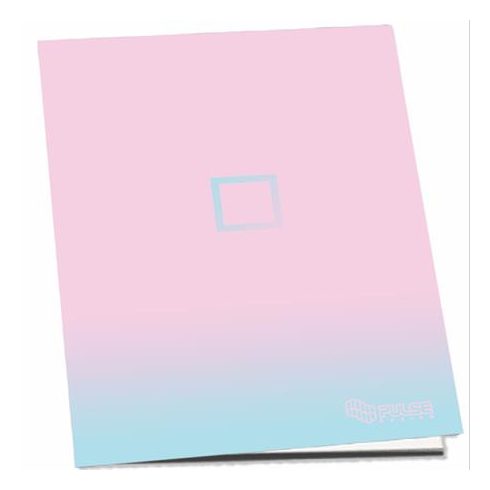 Füzet, tűzött, A4, kockás, 52 lap, PULSE "Pastel Colours"