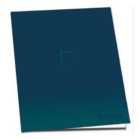 Füzet, tűzött, A4, kockás, 52 lap, PULSE "Dark Colours"