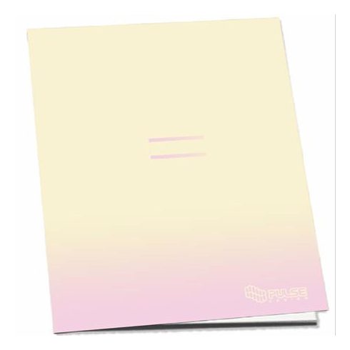 Füzet, tűzött, A5, vonalas, 52 lap, PULSE "Pastel Colourss"