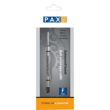 Golyóstollbetét, 0,8 mm, PAX, fekete