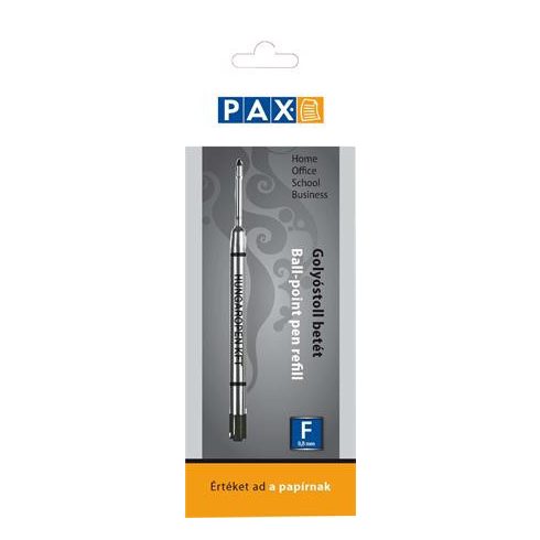 Golyóstollbetét, 0,8 mm, PAX, fekete