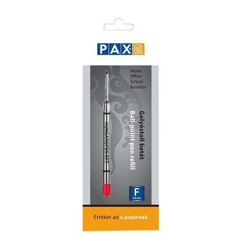 Golyóstollbetét, 0,8 mm, PAX, piros
