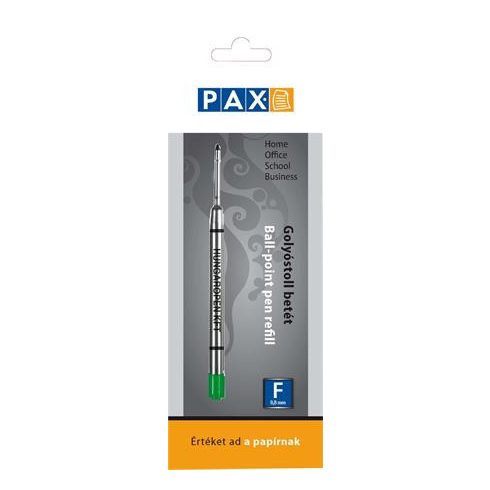 Golyóstollbetét, 0,8 mm, PAX, zöld