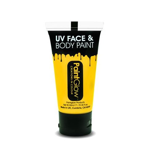 Arc- testfesték, UV fényben fluoreszkáló, 50 ml, neon sárga