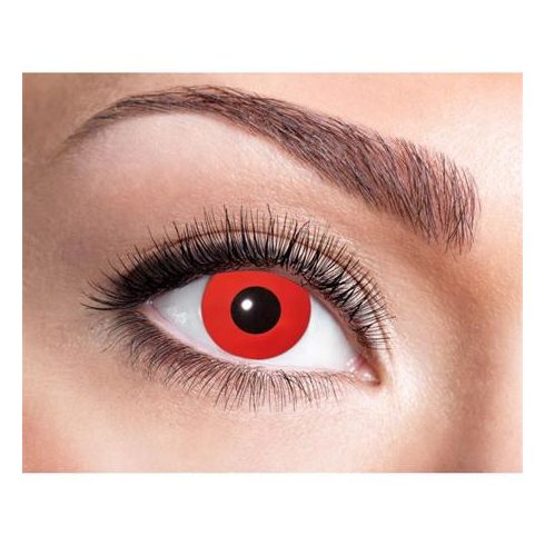Kontaktlencse, 1 hetes, "Red Devil"