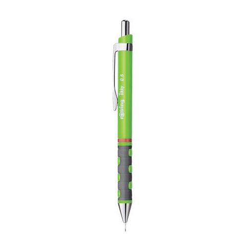 Nyomósirón, 0,5 mm, ROTRING "Tikky", neonzöld