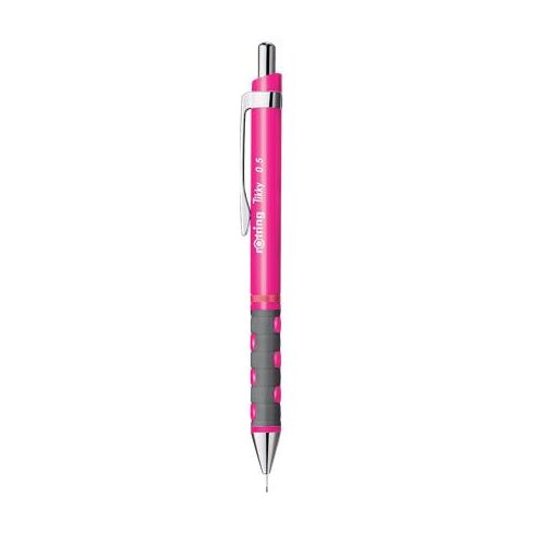 Nyomósirón, 0,5 mm, ROTRING "Tikky", neonpink