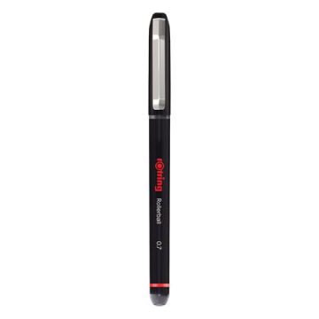   Rollertoll, 0,7 mm, kupakos, ROTRING "Rollerball", fekete