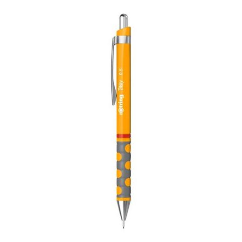 Nyomósirón, 0,5 mm, ROTRING "Tikky", narancssárga