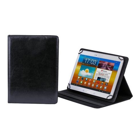 Univerzális táblagéptok, 9"/9,7"/10.5", műbőr, RIVACASE "3007" fekete
