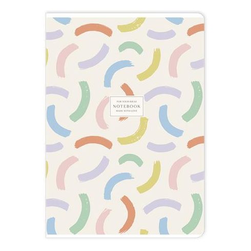 Füzet, tűzött, A4, vonalas, 40 lap, SHOLYARYK "Notebook", vegyes