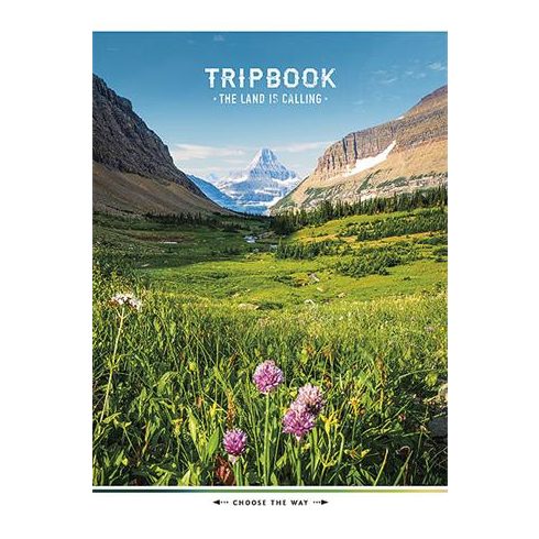 Füzet, tűzött, A5, kockás, 48 lap, SHKOLYARYK, "TRIPBOOK", vegyes
