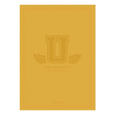 Füzet, tűzött, A5, kockás, 60 lap, SHKOLYARYK "University International", vegyes