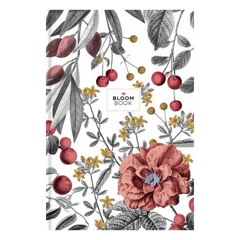 Jegyzetfüzet, B5, vonalas, 80 lap, SHKOLYARYK "Bloom Book", vegyes