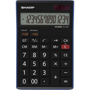  Számológép, asztali, 14 számjegy, SHARP "EL-145TBL"