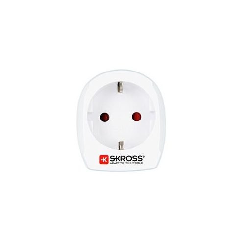 Adapter, Egyesült Királyságba utazóknak, földelt, SKROSS