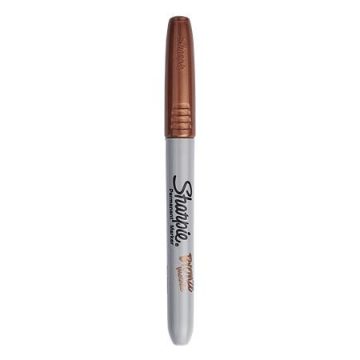   Alkoholos marker, 1,4 mm, kúpos, SHARPIE "Metallic", bronz