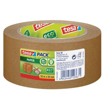   Csomagolószalag, papír, 50 mm x 50 m, TESA "tesapack®" barna