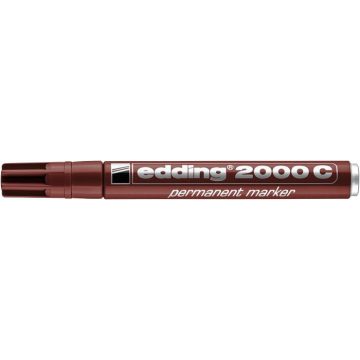   Alkoholos marker, 1,5-3 mm, kúpos, EDDING "2000", barna