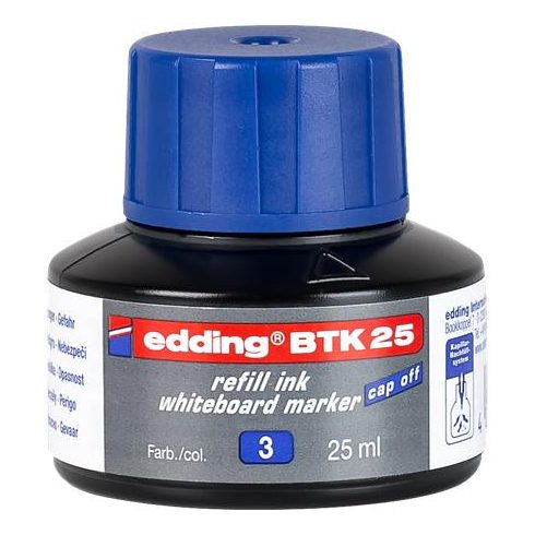 Utántöltő tábla- és flipchart markerhez, EDDING "BTK 25", kék