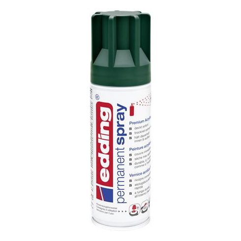 Akrilfesték spray, 200 ml, EDDING "5200", matt sötétzöld