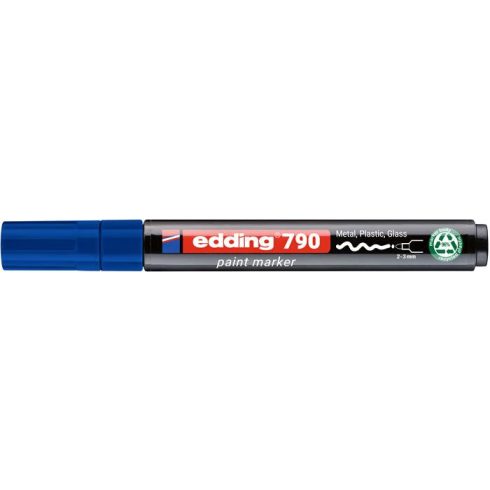 Lakkmarker, 2-3 mm, PCR, EDDING "790", kék