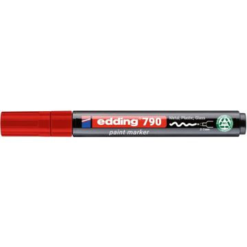 Lakkmarker, 2-3 mm, PCR, EDDING "790", piros