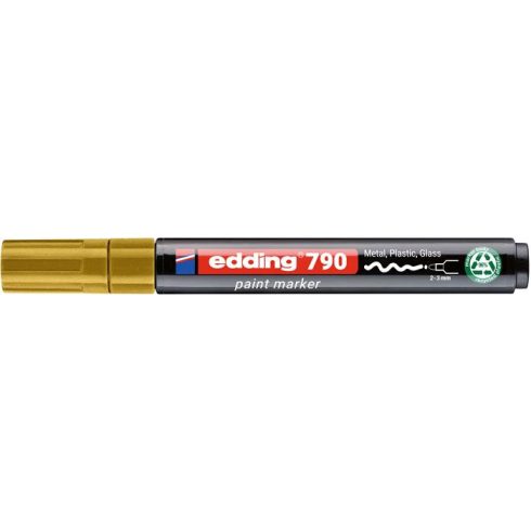 Lakkmarker, 1-2 mm, PCR, EDDING "791", arany