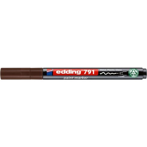 Lakkmarker, 1-2 mm, PCR, EDDING "791", barna