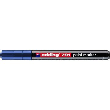 Lakkmarker, 1-2 mm, EDDING "791", kék