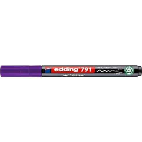 Lakkmarker, 1-2 mm, PCR, EDDING "791", lila