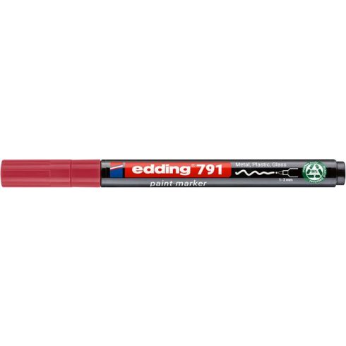 Lakkmarker, 1-2 mm, PCR, EDDING "791", rózsaszín