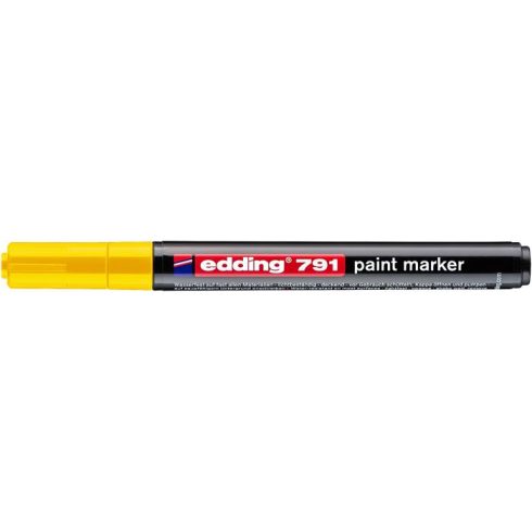 Lakkmarker, 1-2 mm, PCR, EDDING "791", sárga