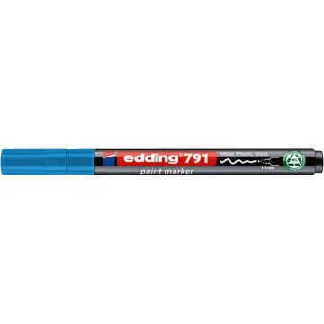   Lakkmarker, 1-2 mm, PCR, EDDING "791", világoskék